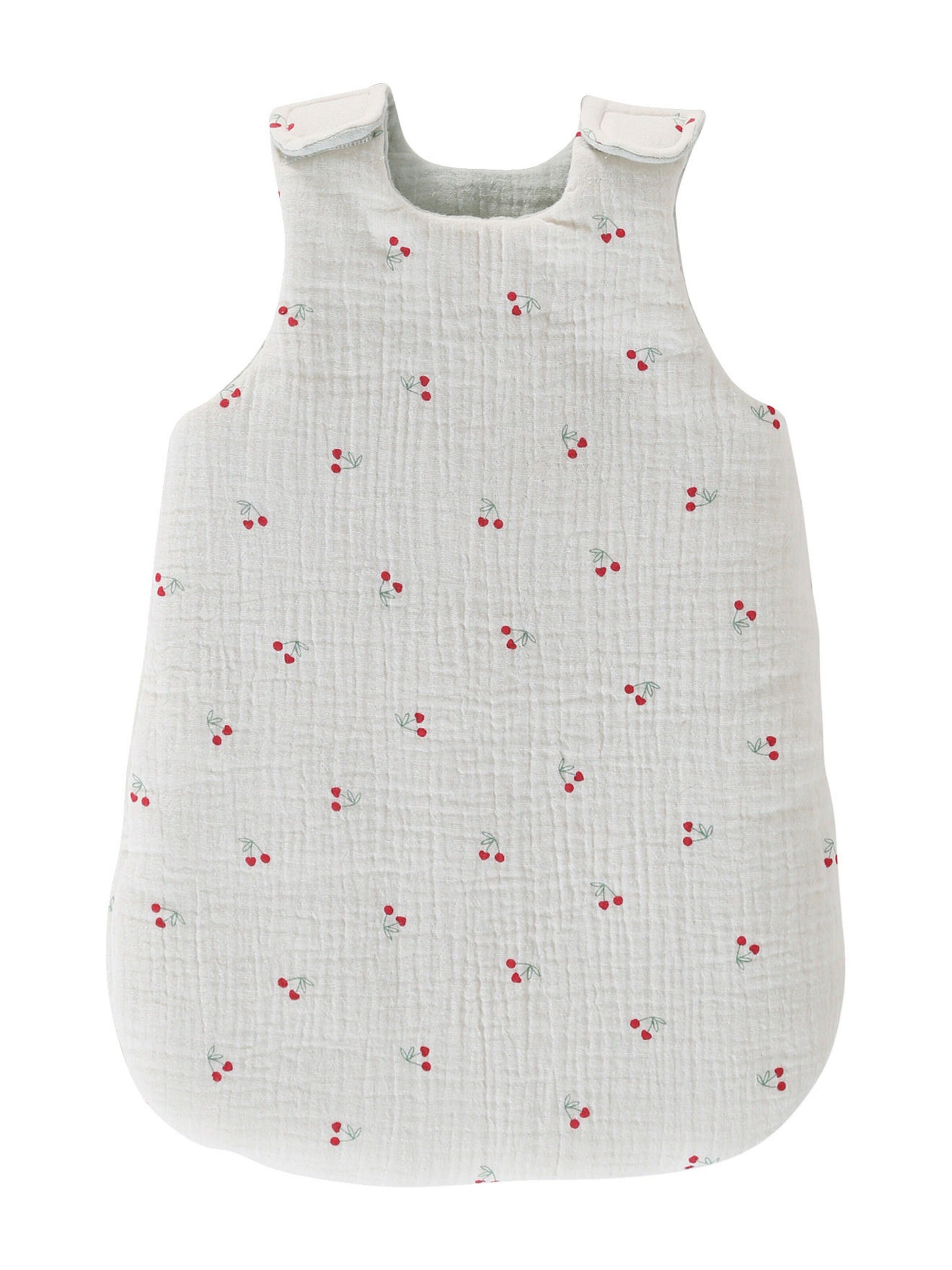 Vertbaudet Wendbarer Puppen-Babyschlafsack CHERRY rot