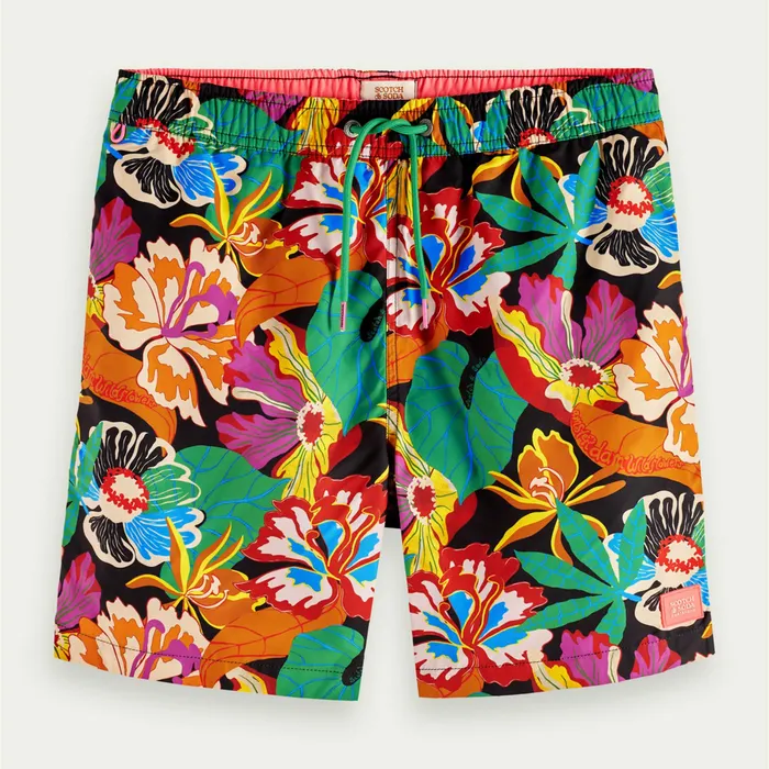 Scotch & Soda Mid Length Printed AOP Zwemshort Heren