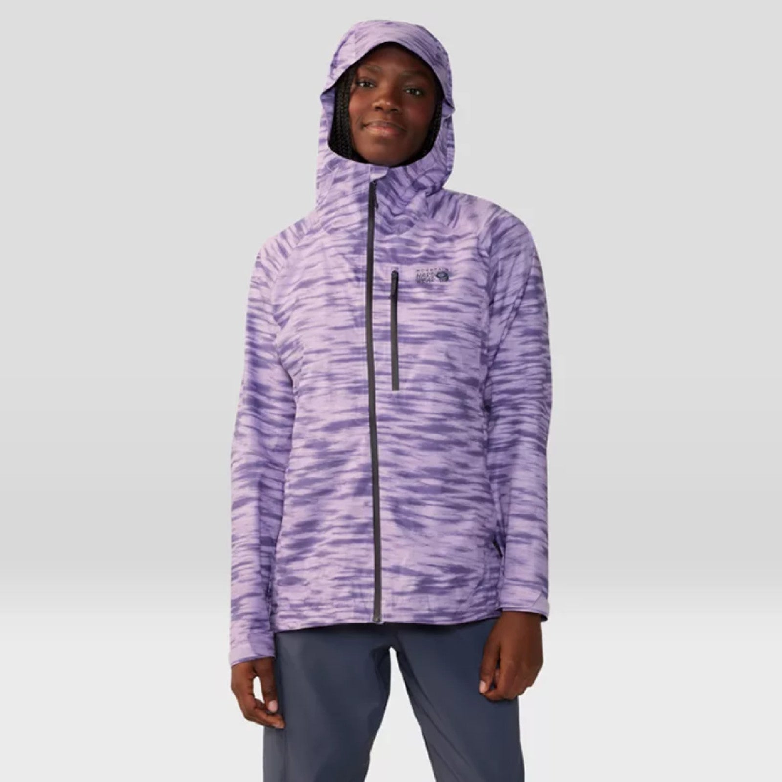 Regenjacke Stretch Ozonic wisteria frequency print 568
