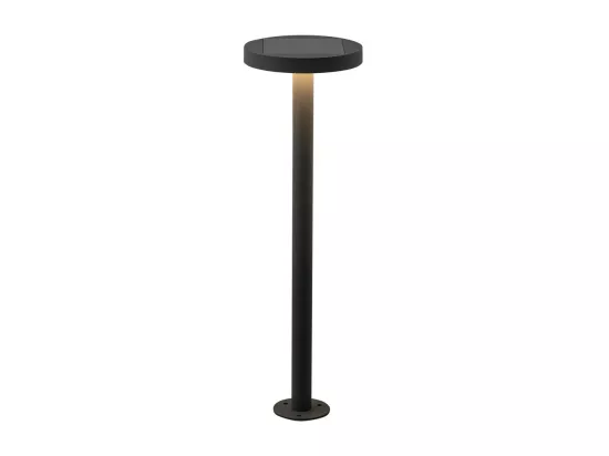Borne de sol LED solaire Nap anthracite 2,2w alimentée par batterie IP54 h. 65 cm