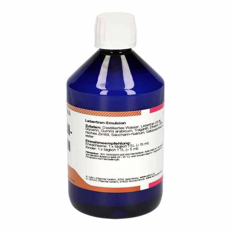 Lebertran Emulsion, 500 ml