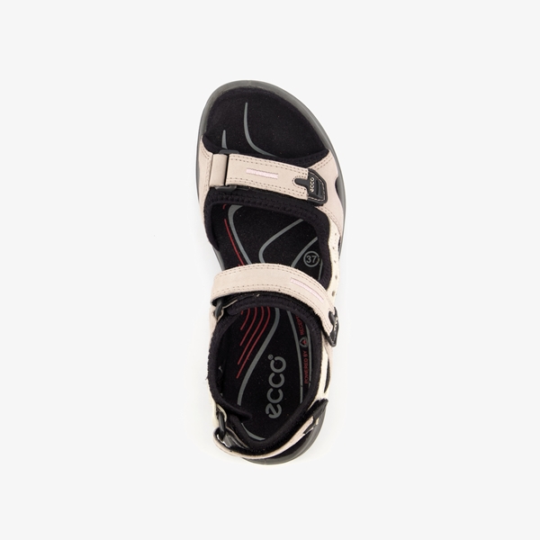 ECCO Off Road leren dames sandalen beige