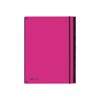 Pagna Office Trend - Trieur polypro à fenêtres 7 positions - rose foncé