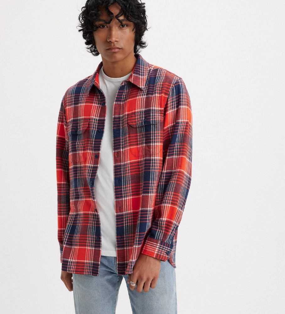 Sobretudo Levi's Jackson Worker, Vermelho