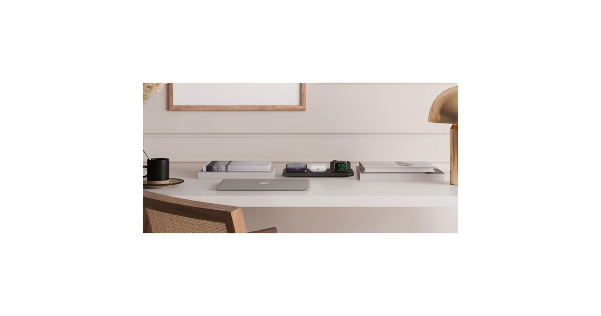 BelkinBoostCharge Pro 3-in-1 draadloos laadstation met MagSafe  (Zwart)