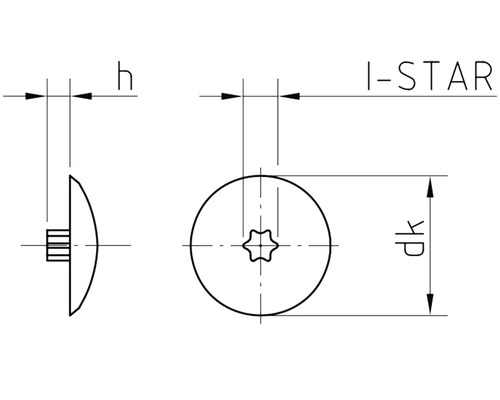 Afdekkap voor I-Star T 30, kunststof, licht eiken, 200 stuks