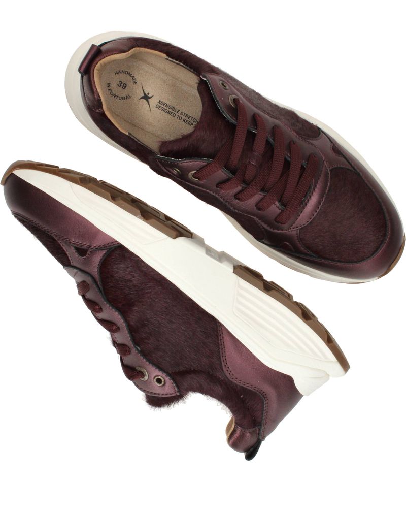 Xsensible Chain Stretchwalker Sneakers Rood Dames