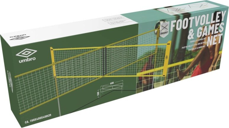 Fodbold Volley Net Til 4 Personer - 400 X 400 CM - Umbro