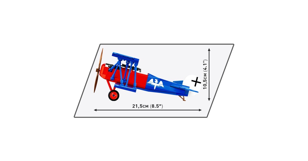 COBIHistorical Collection - Fokker D.VII Constructiespeelgoed  (Schaal 1:32)