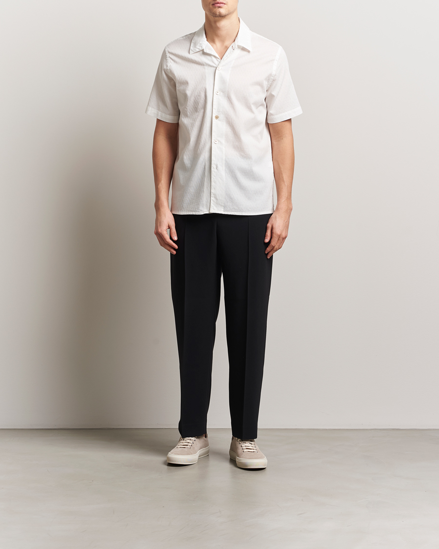 PS Paul Smith Structured Short Sleeve Shirt White