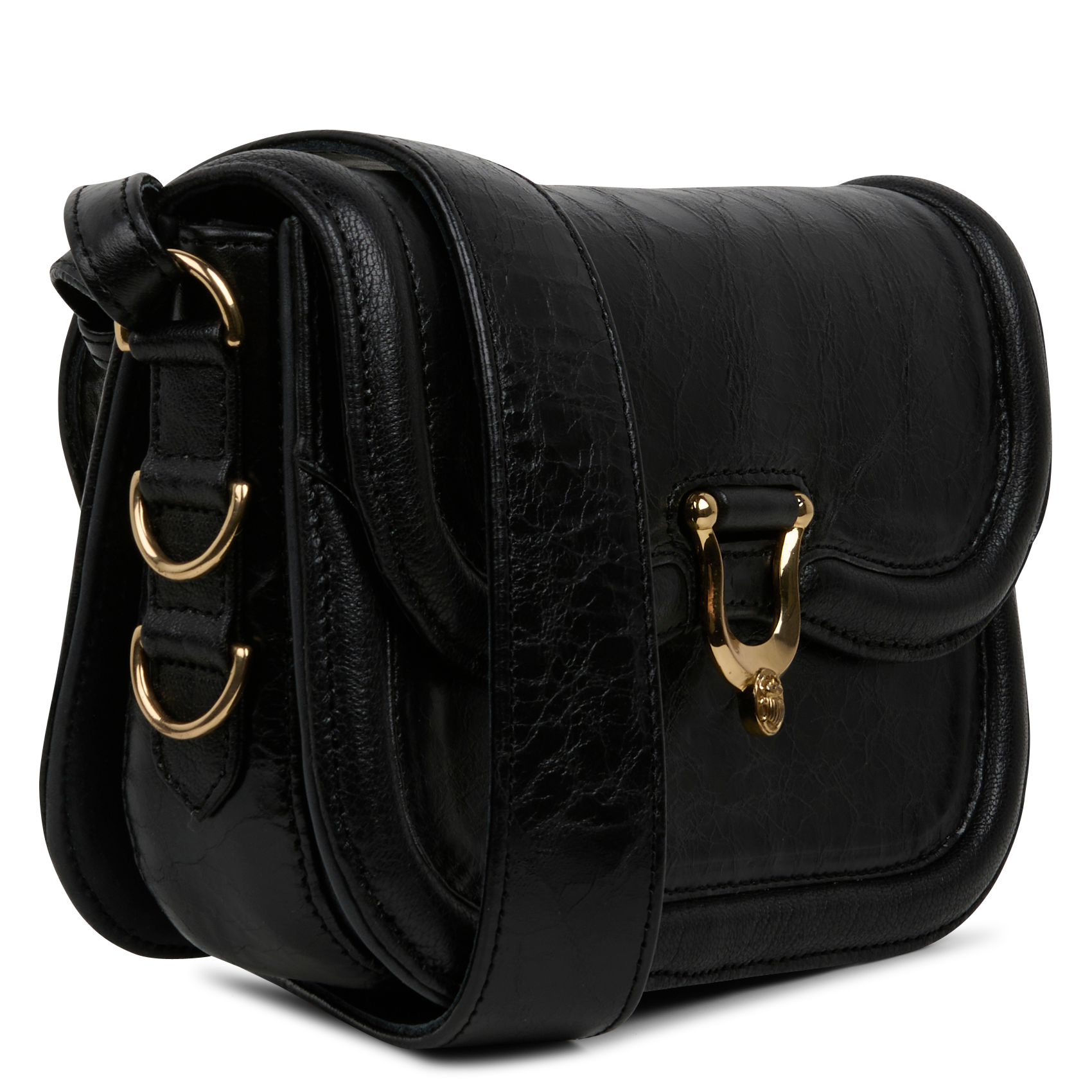 MINI MANON - Mini sac bandoulière en cuir | Noir