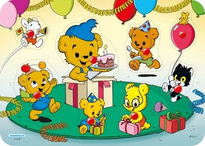 Kärnan Bamse Knottepuslespill 8 Deler
