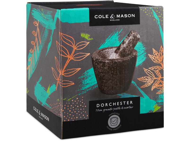 Cole&Mason Mörser mit Stössel 10 cm, Granit Granitmörser mit Stössel