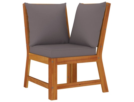 LES TENDANCES - Salon extérieur Salon de jardin-brun-5 places-114.5x60.5x81-492037