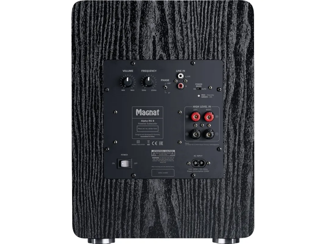 Magnat Alpha RS 8 - Subwoofer - 80 Watt - 8