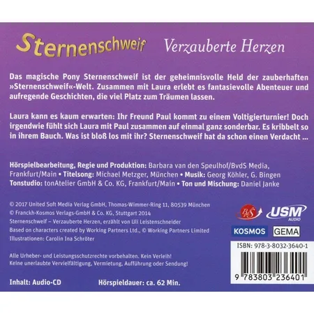 KOSMOS Hörspiel-CD Sternenschweif 41 Verzauberte Herzen