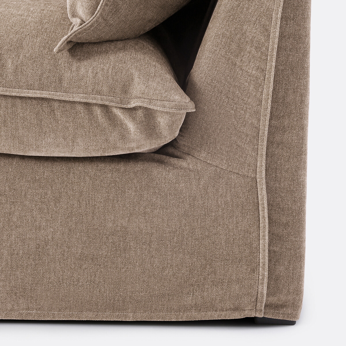 LA REDOUTE INTERIORS<br>Poltrona esquerda em poliéster mesclado, Odna