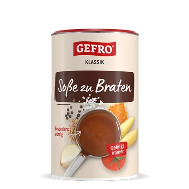 Soße zu Braten: besonders würziger Geschmack
