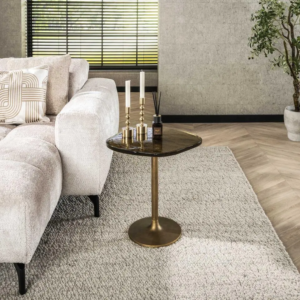 Hoyz Collection - Bijzettafel Eclipse S - Goud Antiek Finish