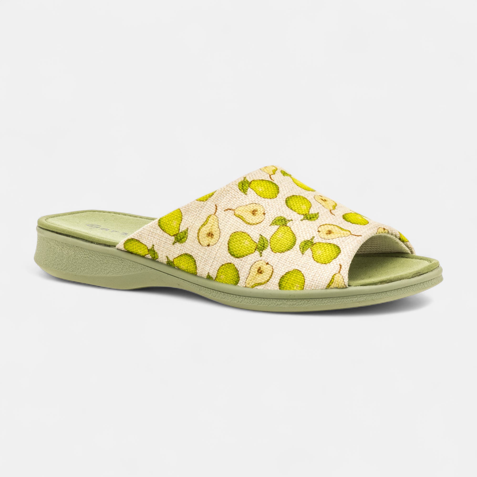 Pantoufles mules Femme vert clair