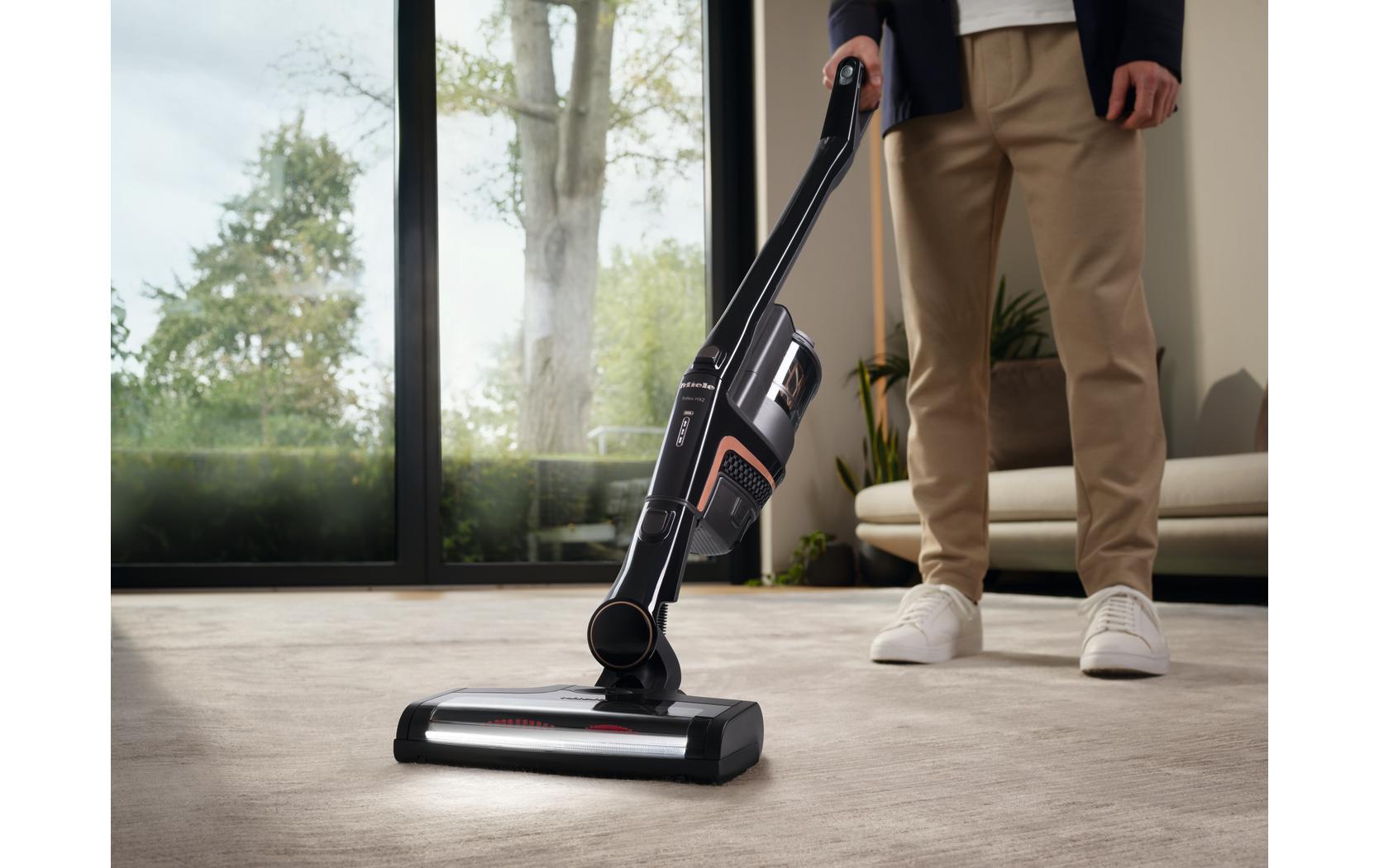Triflex HX2 Cat & Dog Obsidianschwarz<br>Akku-Staubsauger mit LED-Licht und Handbürste für Tierhaarentfernung