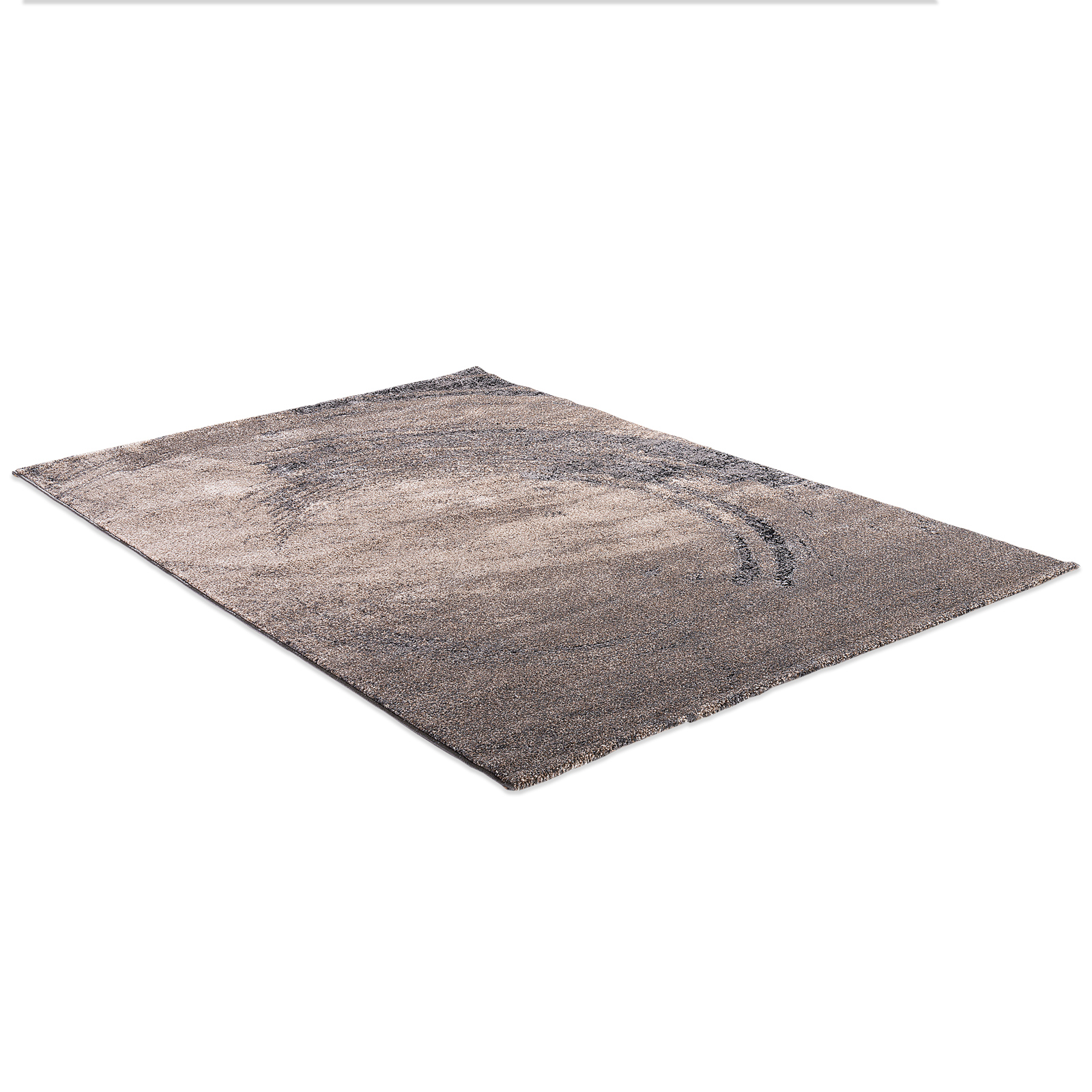 Teppich - beige-schwarz - 80x150 cm