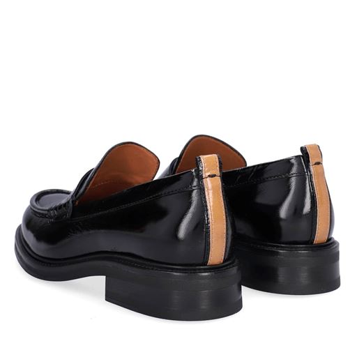 Billi Bi A8446 Loafers, Black Naplack, 41