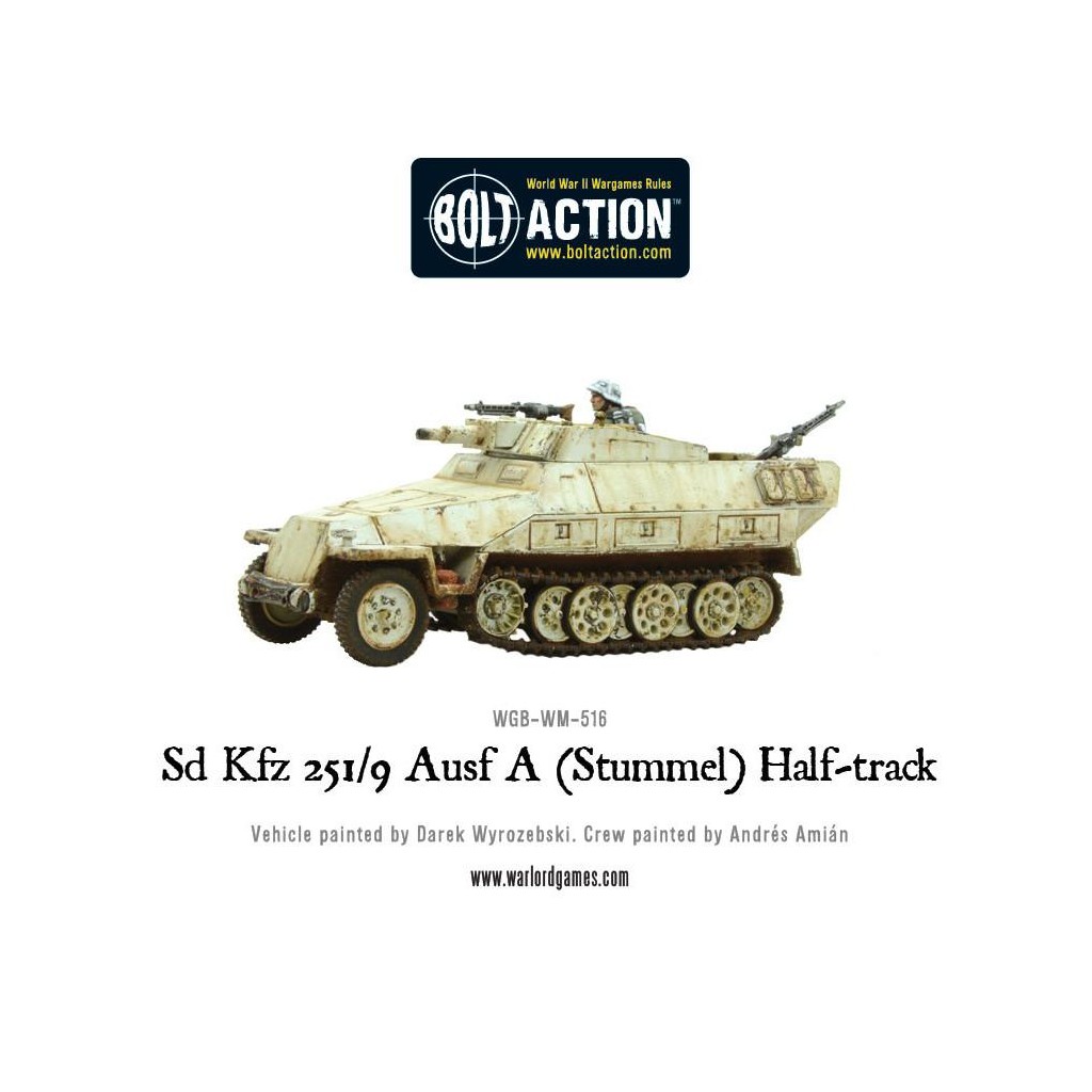 Bolt Action - German - Sd.Kfz 251/9 Ausf D (Stummel) half-track