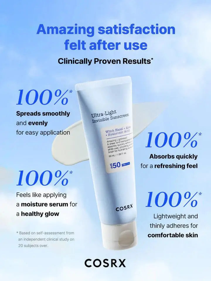 Ultra Light Invisible Sunscreen SPF50+