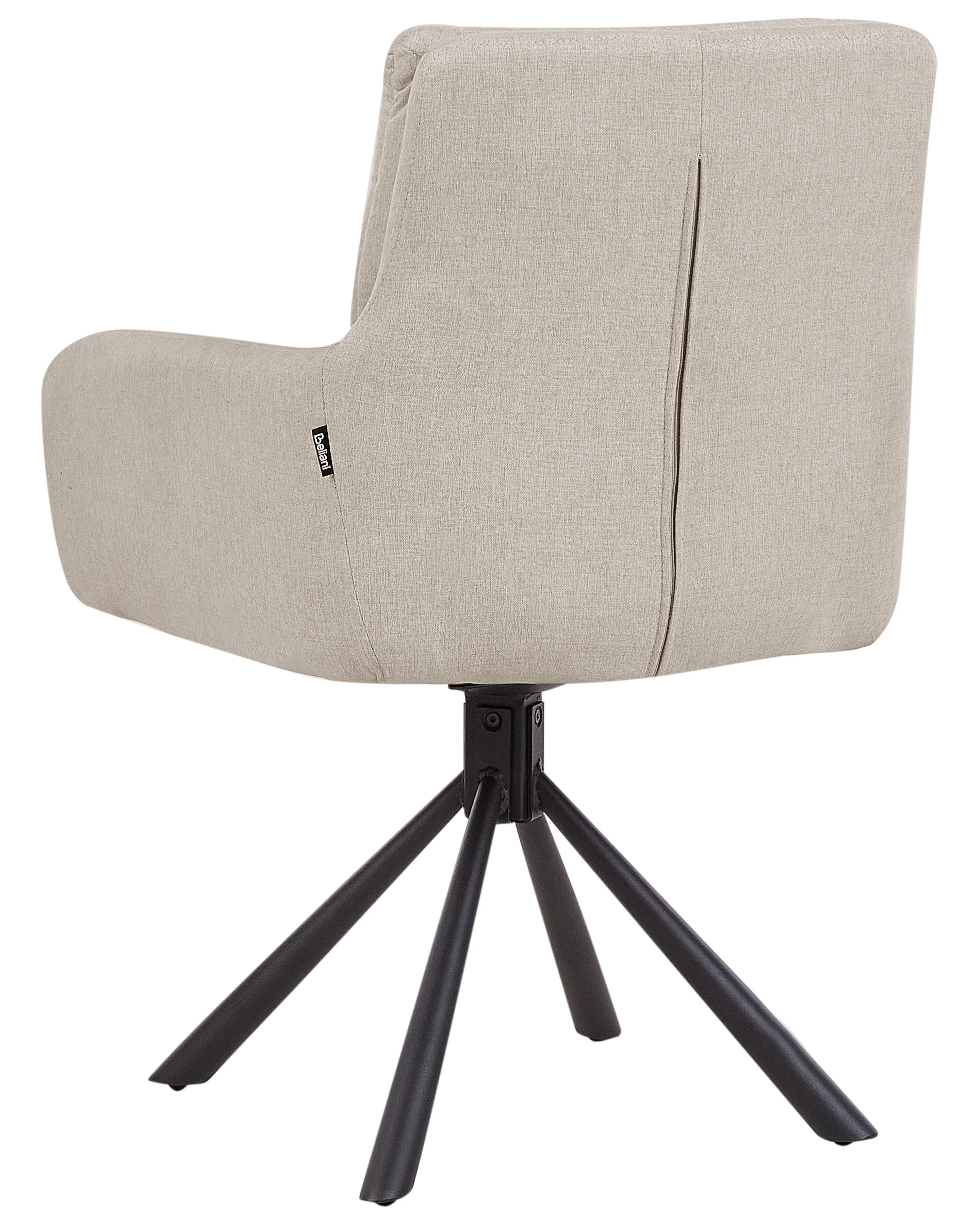 Set van 2 eetkamerstoelen draaibaar SARDOAL Taupe