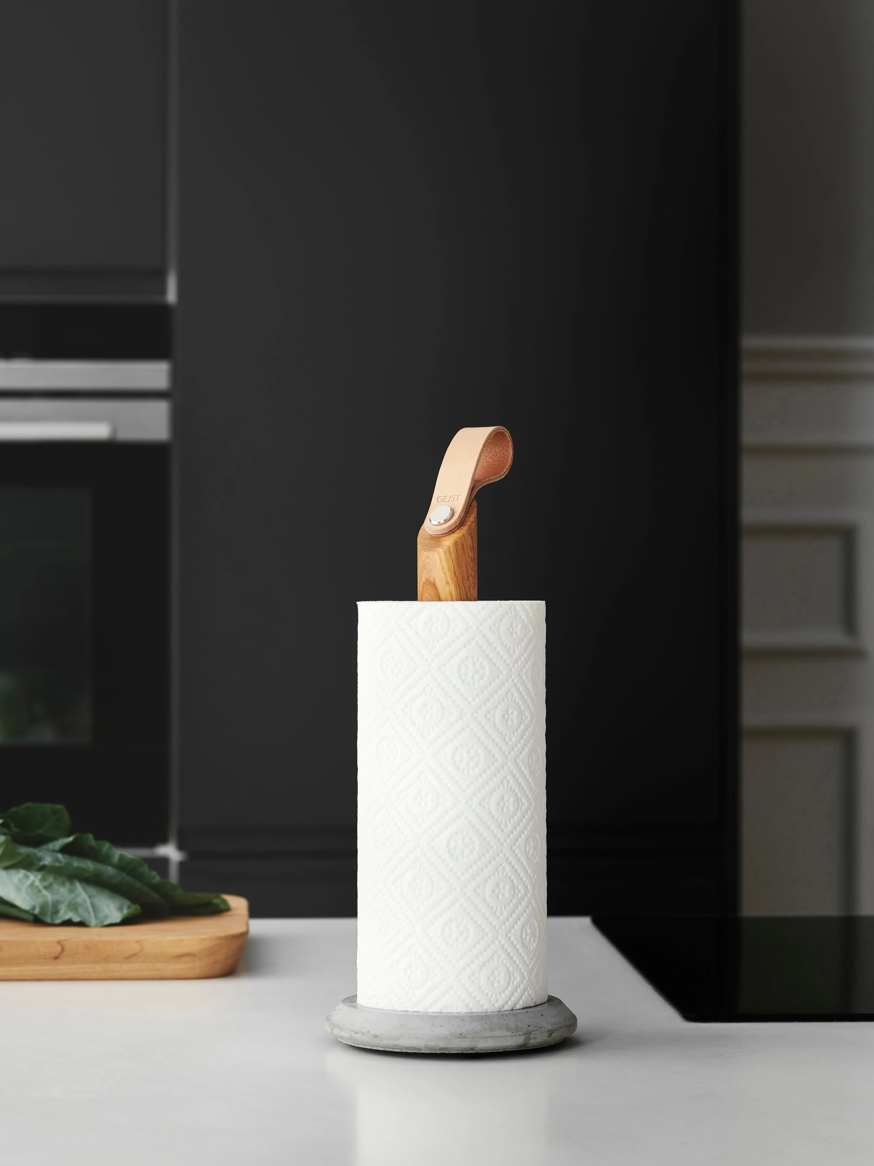 Keuken rolhouder Grab van eikenhout