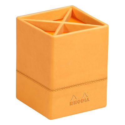 RHODIA Rhodiarama - Pot à crayons - orange - en polyuréthane