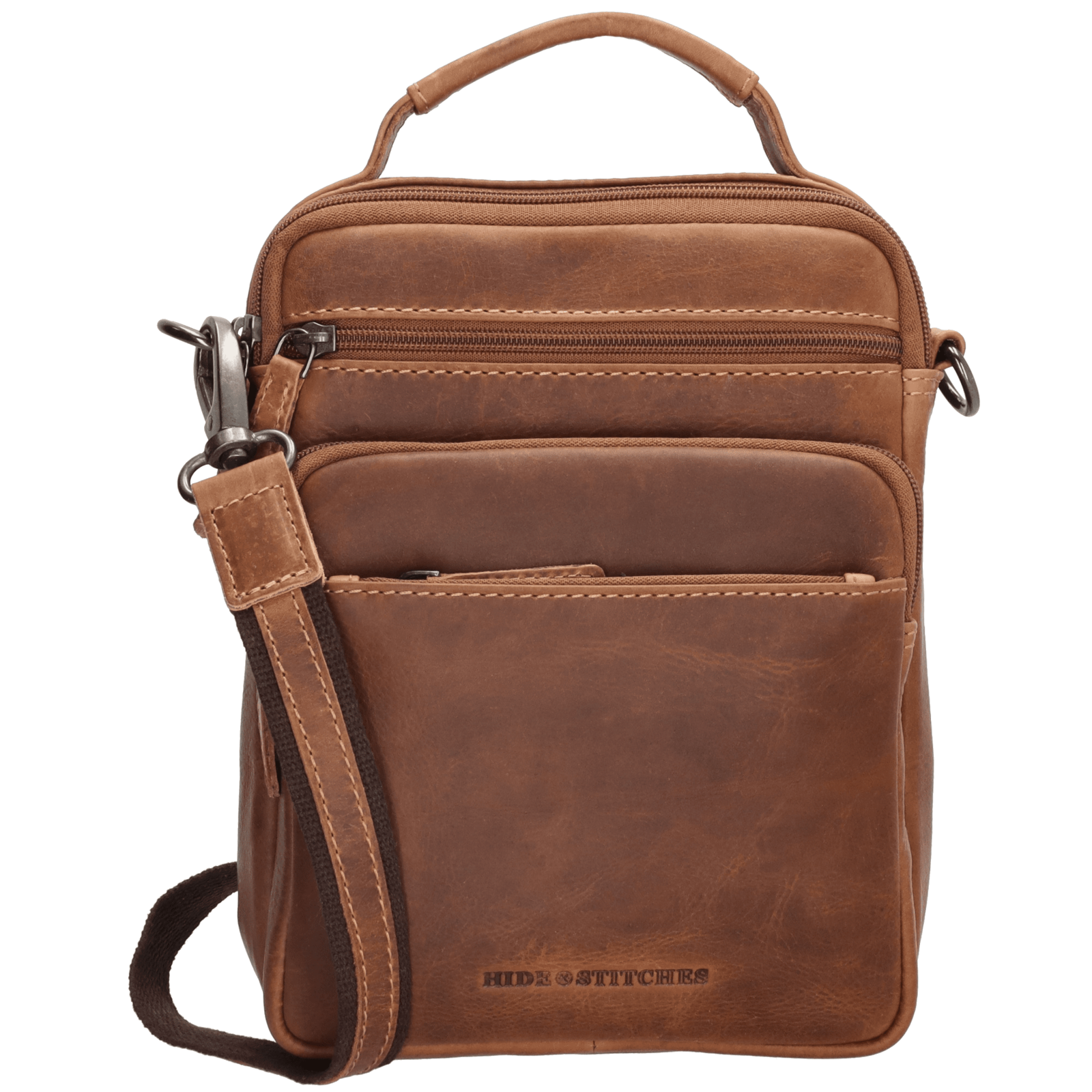 Hide & Stitches Japura Reportertas Cognac