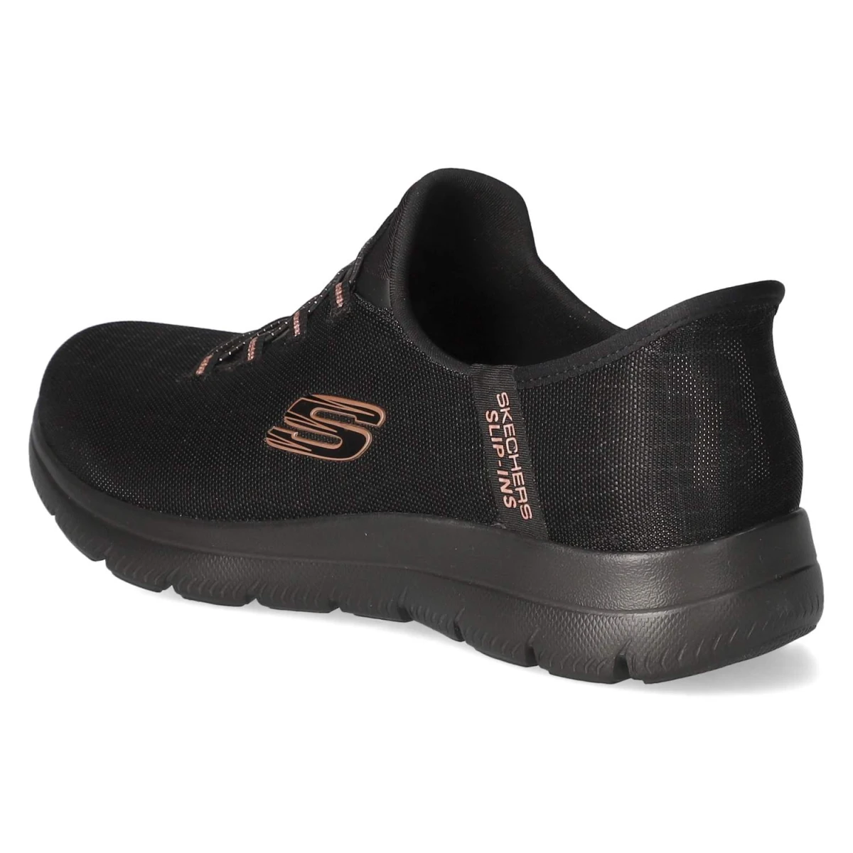 SkechersSlip Ins Sneaker GLASSY NIGHT - Black/Gold