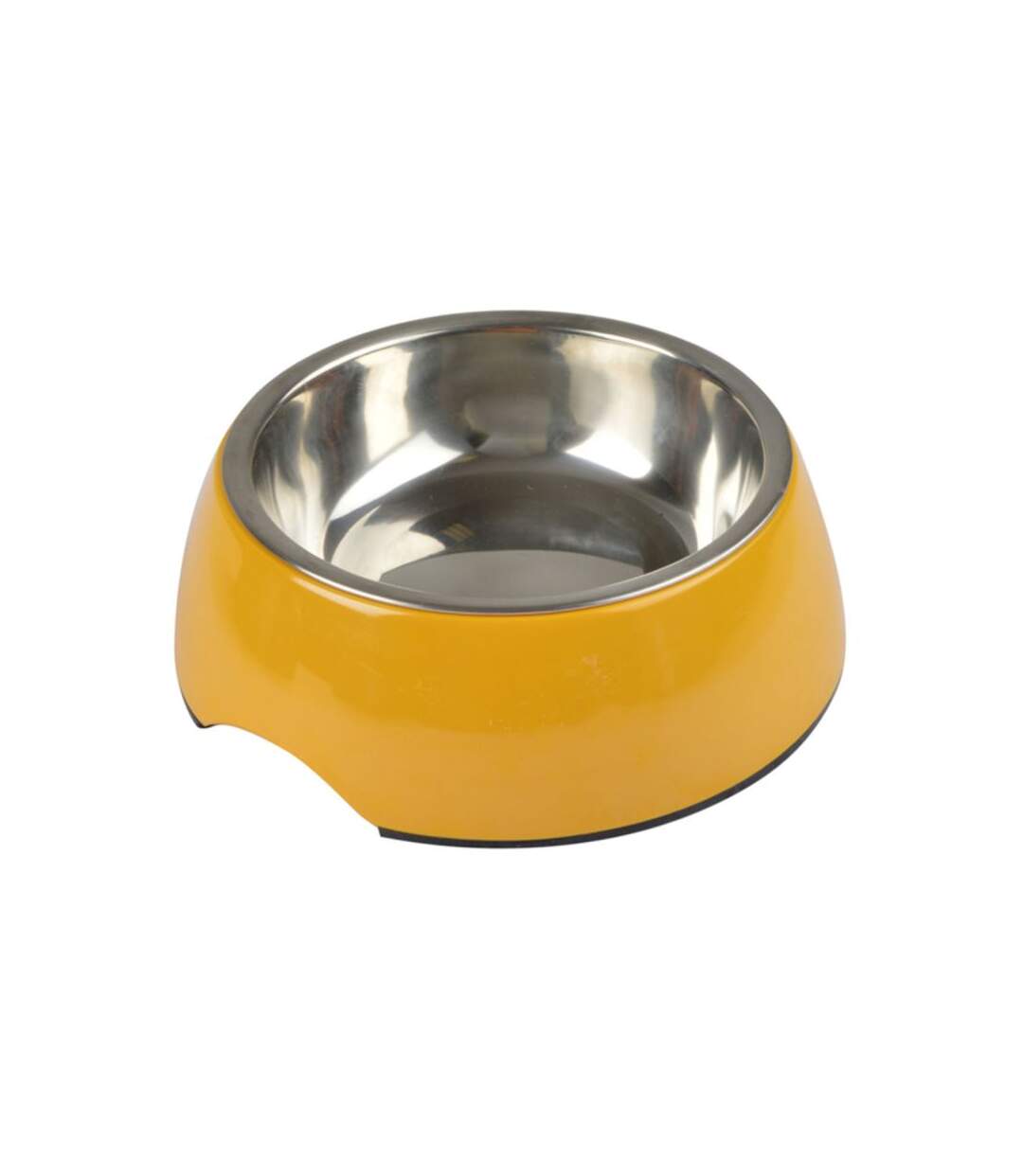 Paris Prix - Gamelle Pour Chien & Chat bol Inox 14cm Moutarde