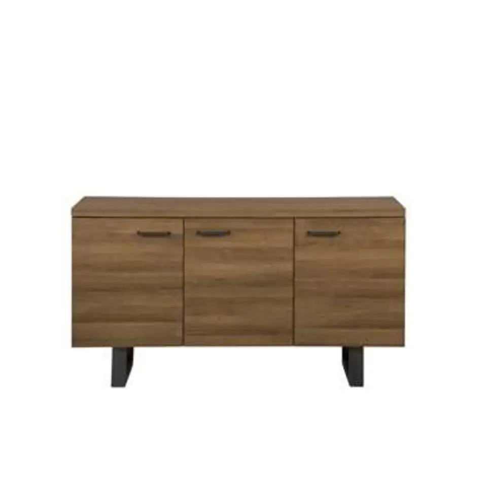 TIMBER L - Sideboard - Donkere houtkleur - MDF