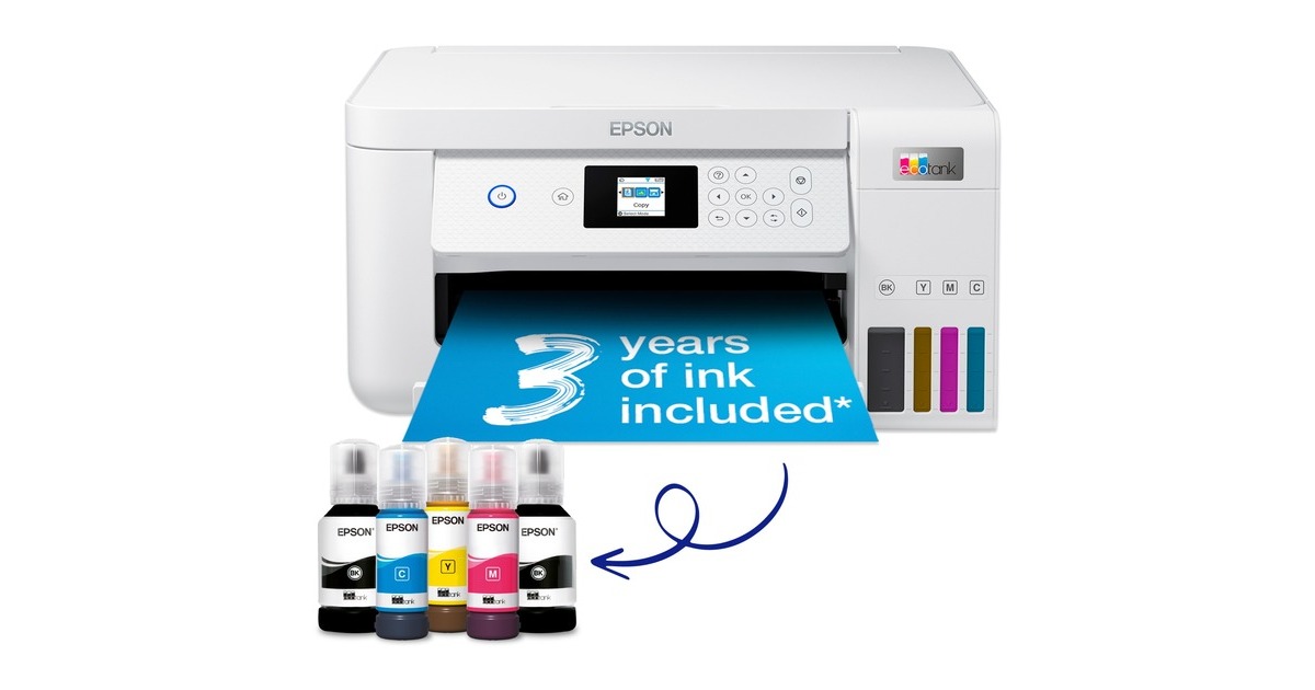 EpsonEcoTank ET-2856 all-in-one inkjetprinter  (Wit)