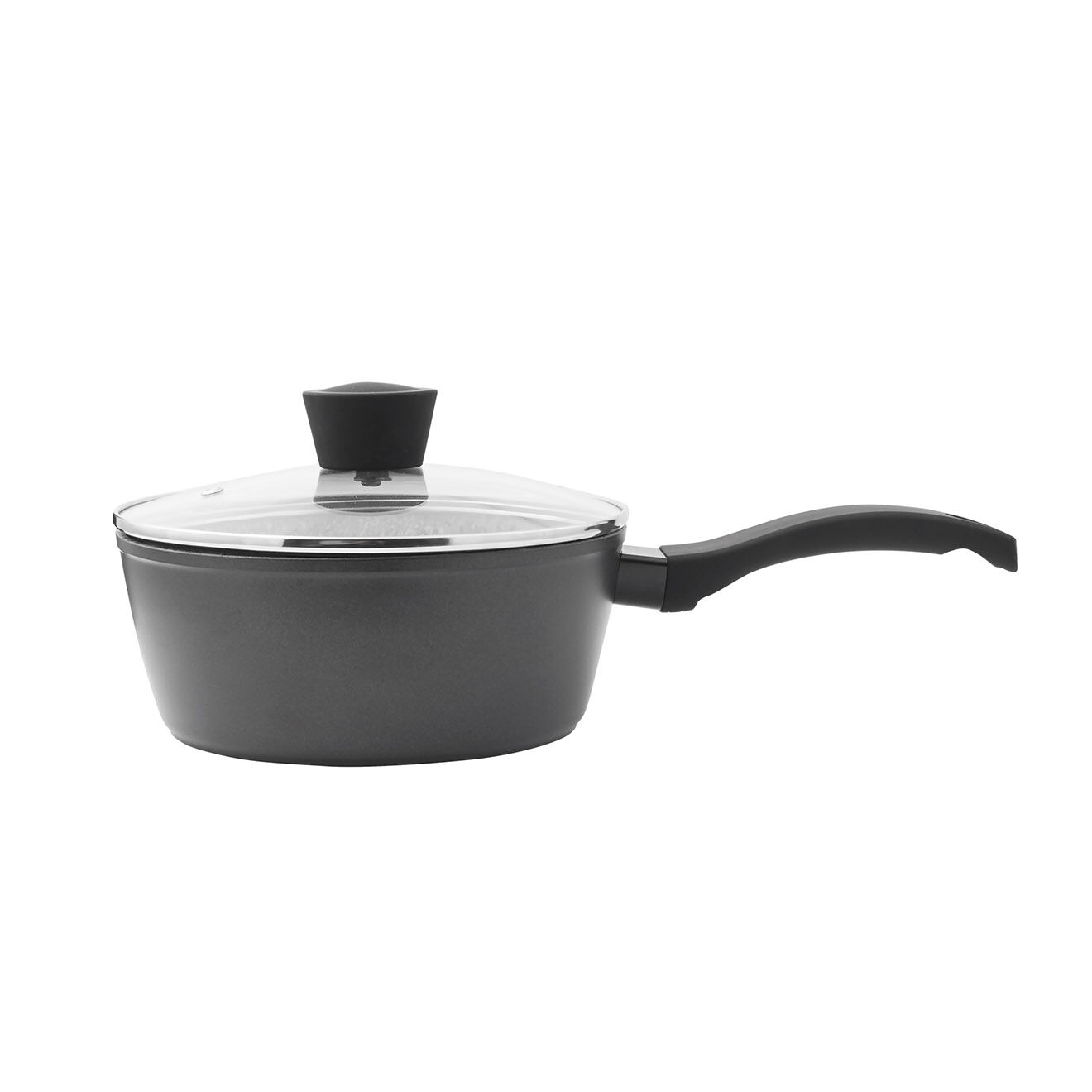 Kitchencook Casserole aluminium forgé induction granit infusion cas18tfi gris/noir - D.18 cm