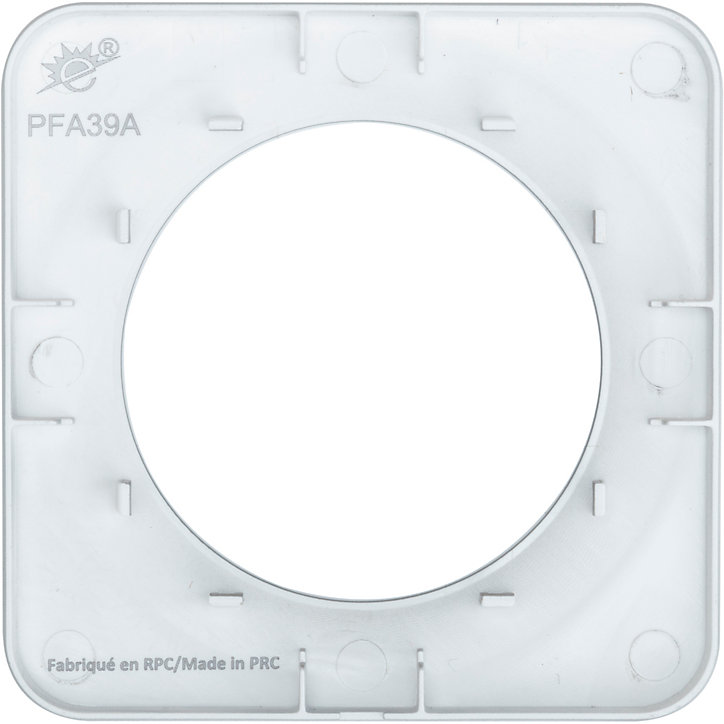 Plaque de finition simple Jacobsen Espen argent