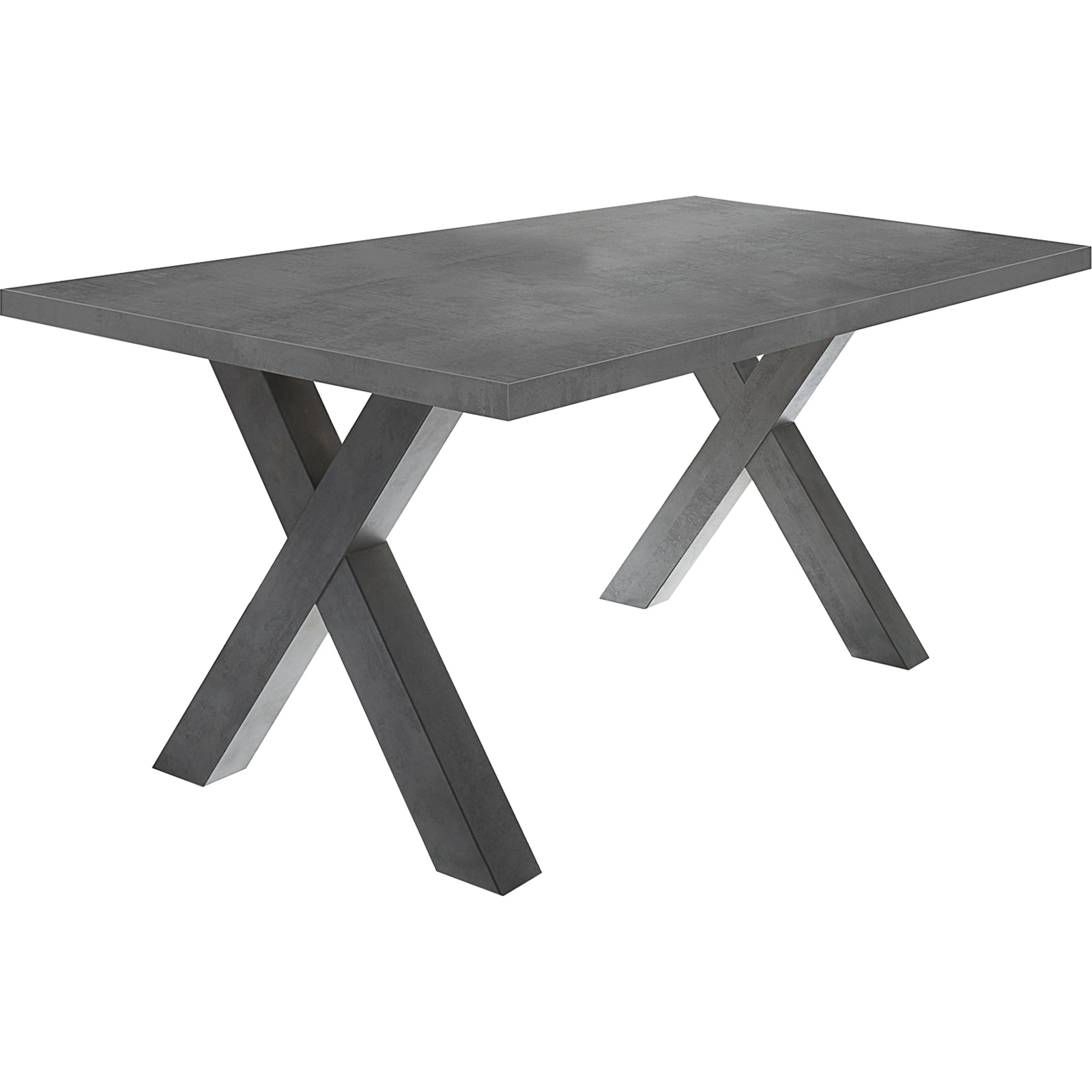 Tisch Magna Dekor X-Fuss 200 x 75 x 100 cm, graphit
