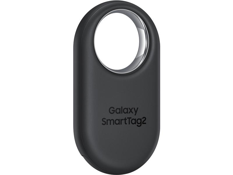 Samsung Galaxy SmartTag2 Schwarz Kompakter Schlüsselfinder für Samsung Galaxy Smartphones und Tablets