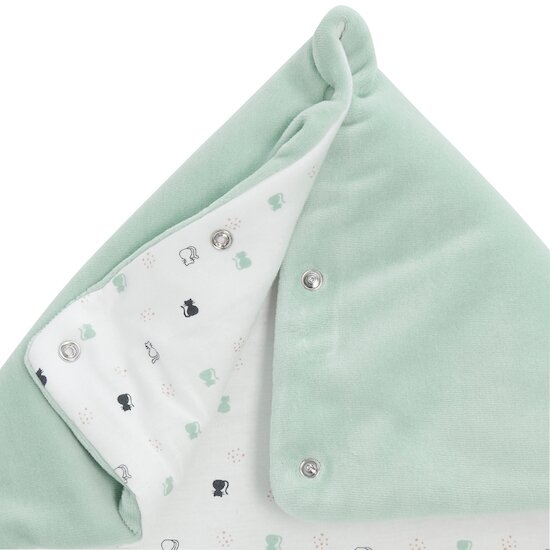 Nid d'ange Chat   Vert Sauge Pale        Taille unique   de               P'tit bisou