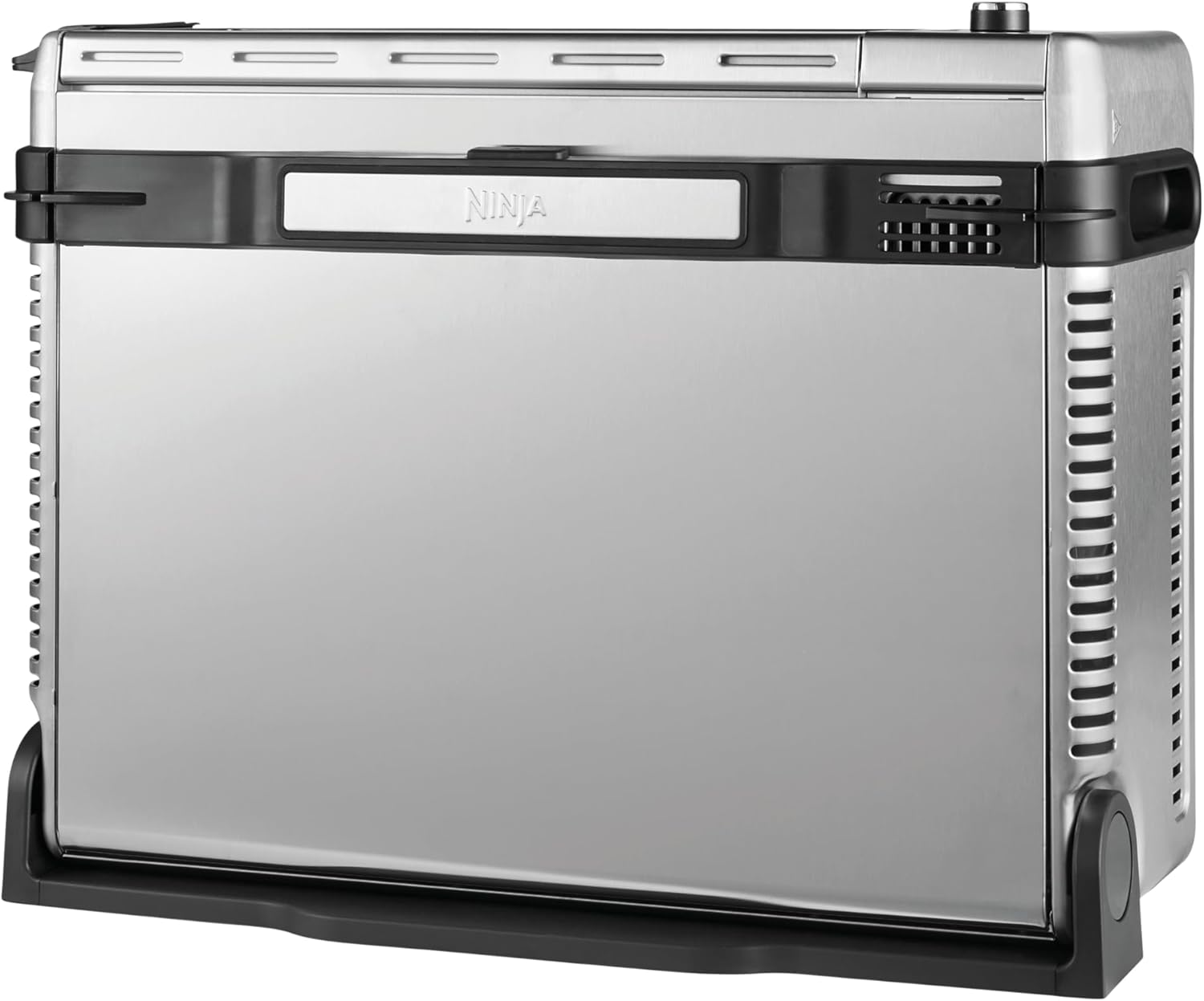Ninja Foodi 8-in-1 Multifunktionsofen, tragbarer Mini-Ofen für Arbeitsflächen, Multifunktionsofen mit 8 Kochfunktionen; Air Fry, Rösten, Grillen, Backen und mehr. Silber/Schwarz SP101EU