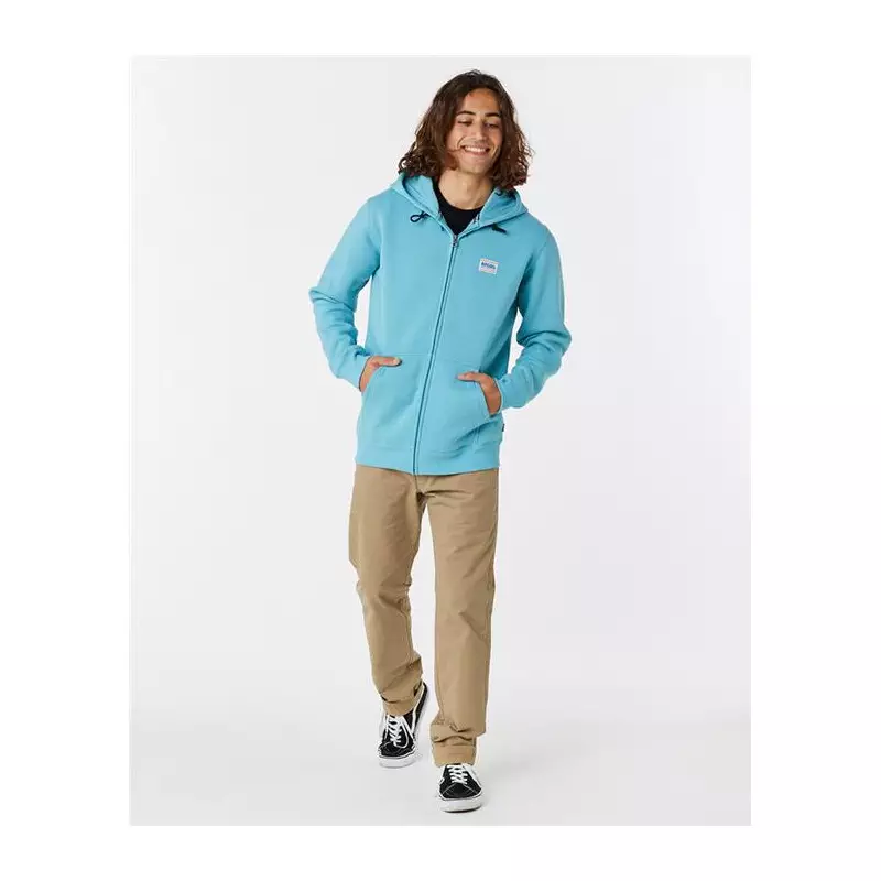 Sweat RIPCURL Horizion Zip Thru Hood Dusty Blue