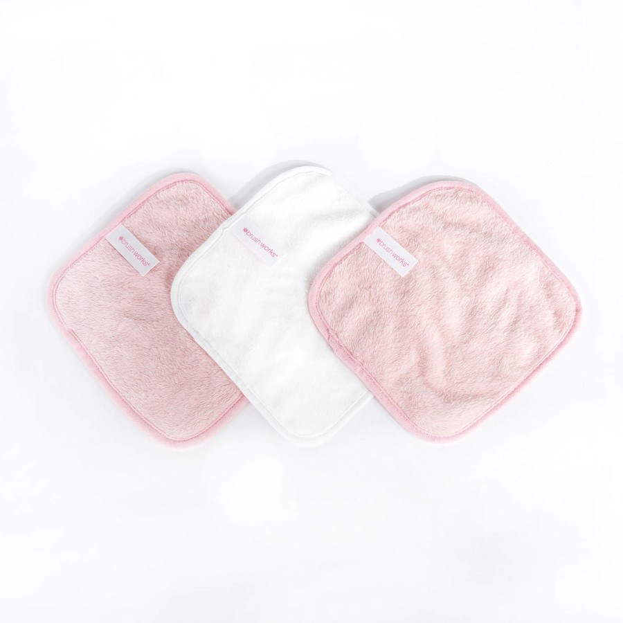 Brushworks Makeup Remover Cloths 3pcs