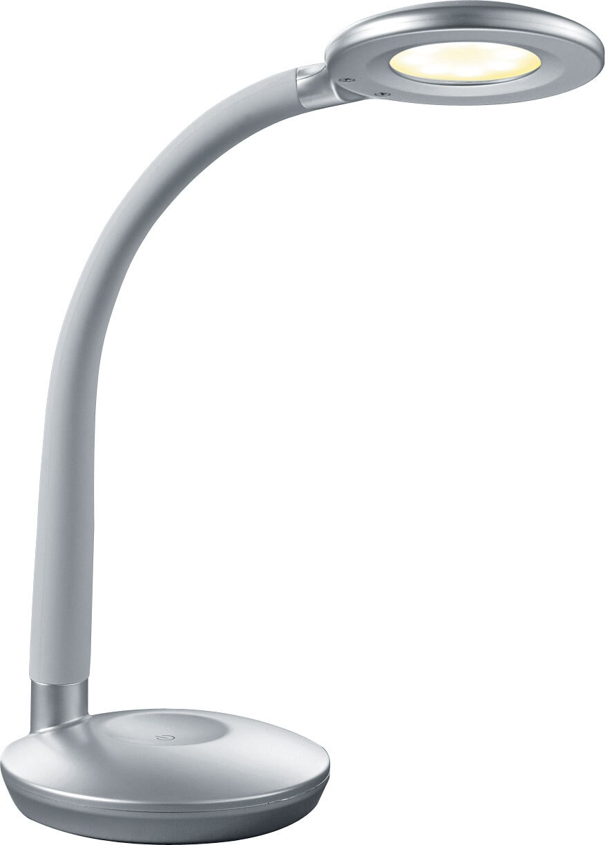 LED Schreibtischlampe Cobra weiß 13cm 32-46cm Kunststoff dimmbar verstellbar