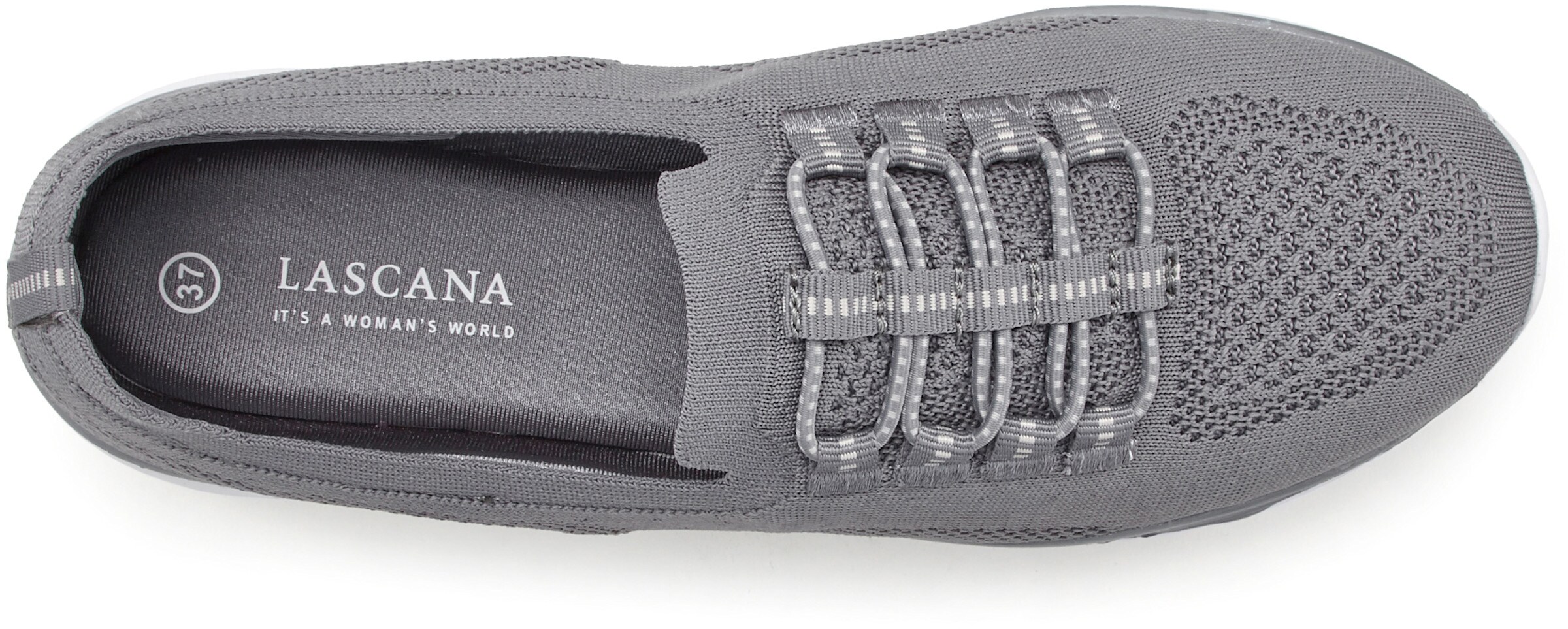 LASCANA Sneaker in grau