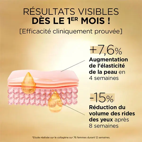 Lashilé Beauty Shots Collagène 5000 mg Action Anti-âge Collagène marin type 1 et 3, Zinc 14 shots