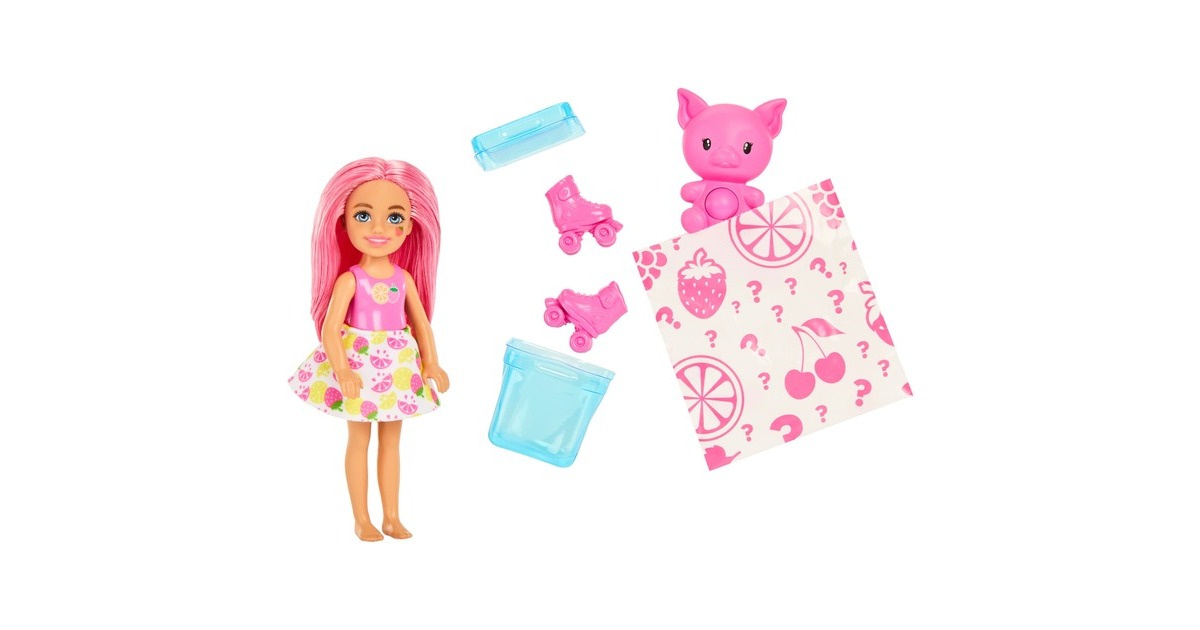 BarbiePop! Reveal Chelsea - Fruit Series  (Met kleurverandering, Assortiment product)