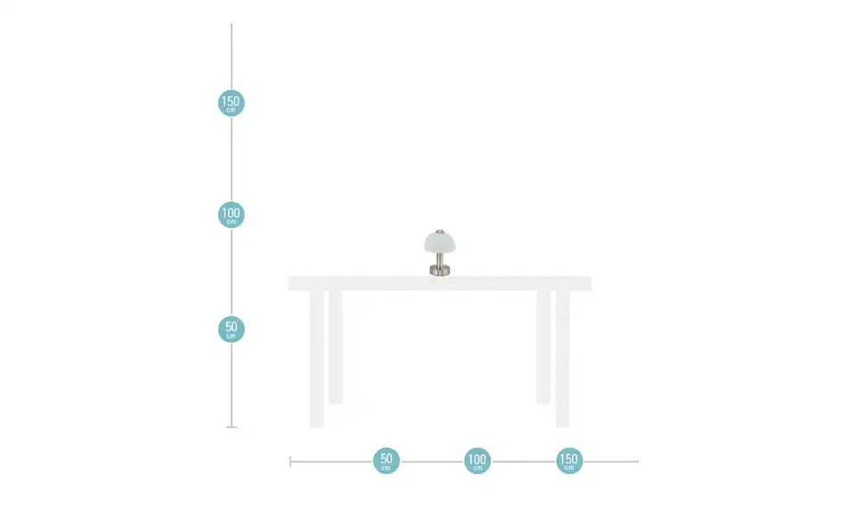 levelone Tischleuchte, 1-flammig